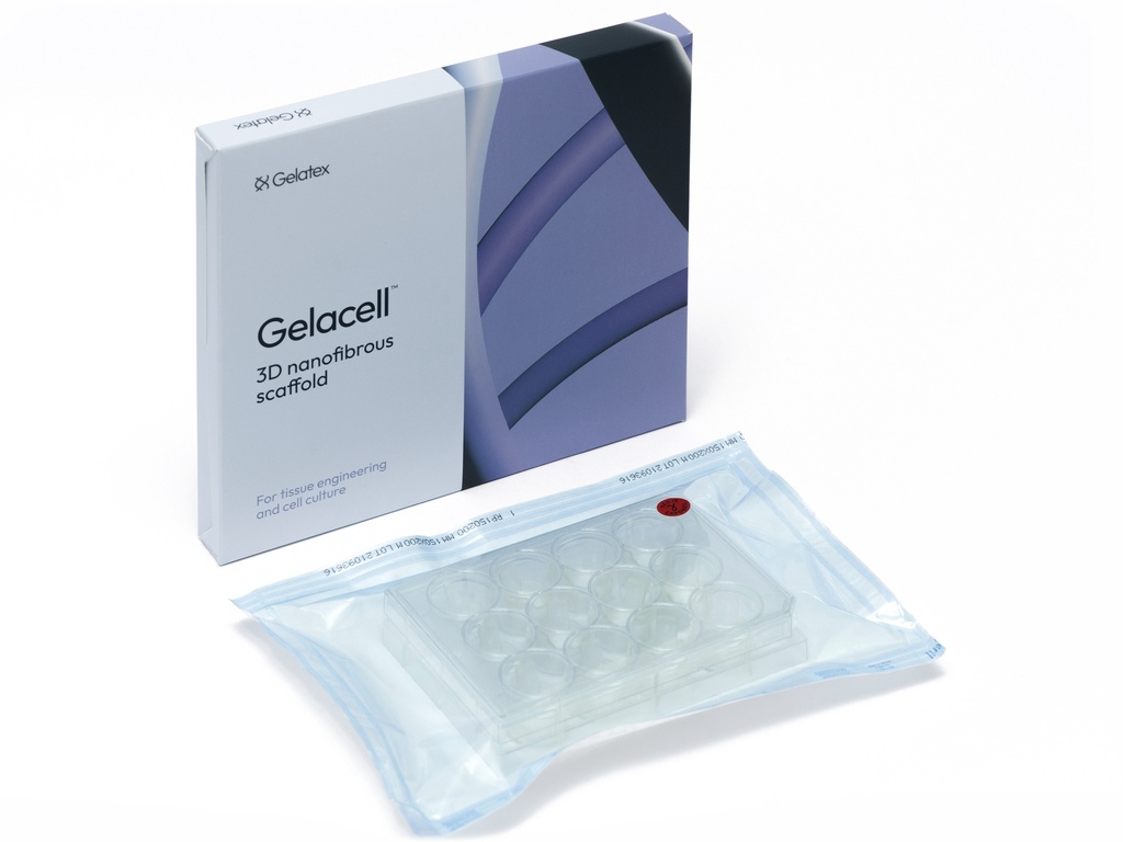 Gelacell™ - PCL 12 well plate with cell crowns